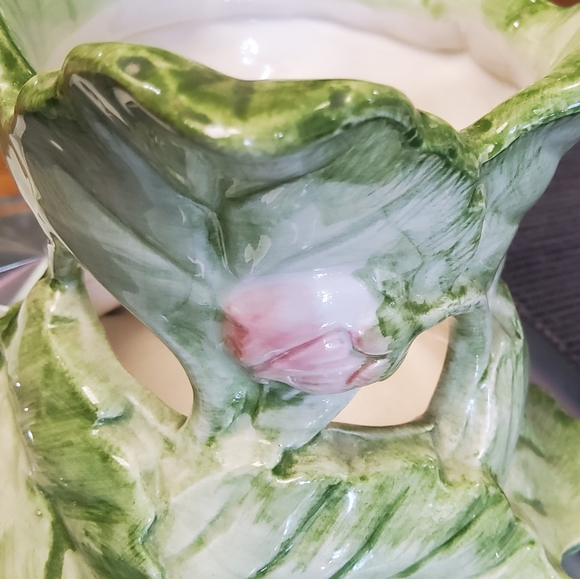 Vintage Fitz and Floyd 1987 Rosebud Candle Holder - Picture 5 of 6